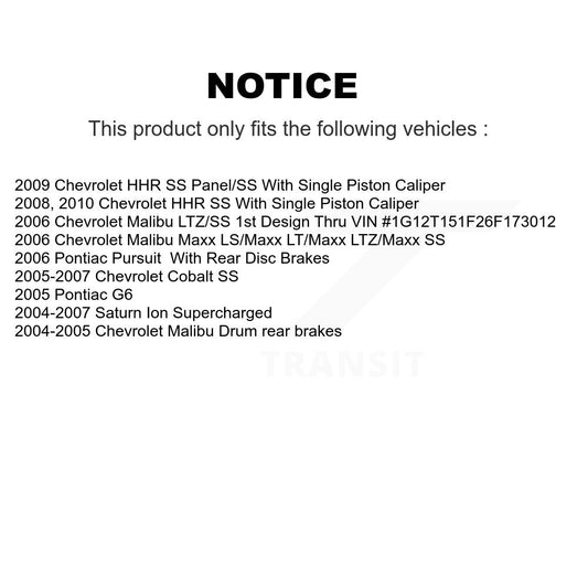 Brake Pads Kit-KTC-100022 - Kit.bestparts.ca