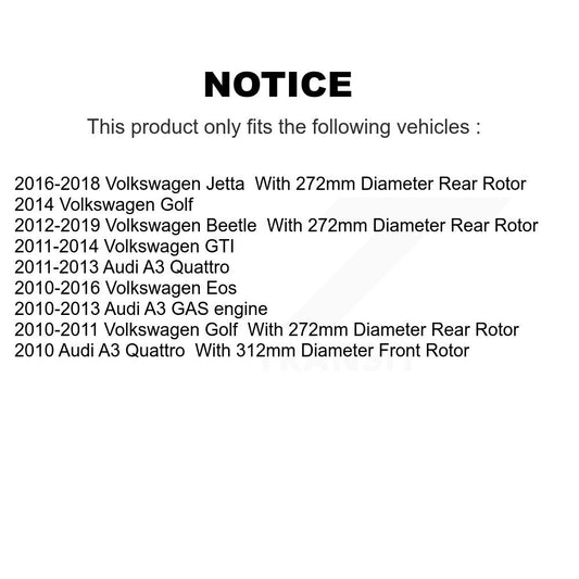 Brake Pads Kit-KTC-100067 - Kit.bestparts.ca
