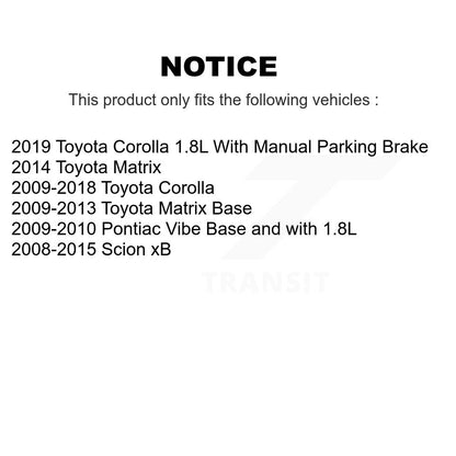 Brake Pads Kit-KTC-100107 - Kit.bestparts.ca