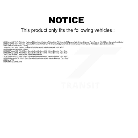 Brake Pads Kit-KTC-100131 - Kit.bestparts.ca
