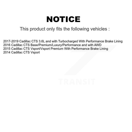 Brake Pads Kit-KTC-100219 - Kit.bestparts.ca