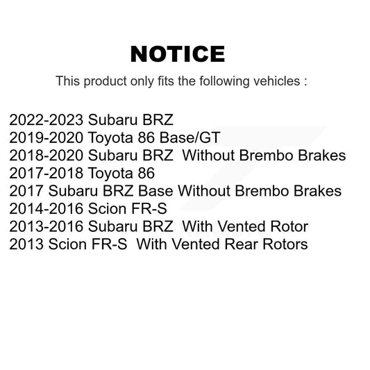 Brake Pads Kit-KTC-100238 - Kit.bestparts.ca