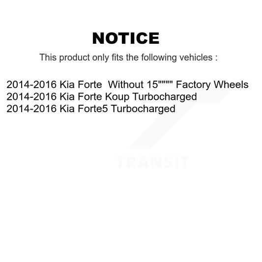 Brake Pads Kit-KTC-100294 - Kit.bestparts.ca
