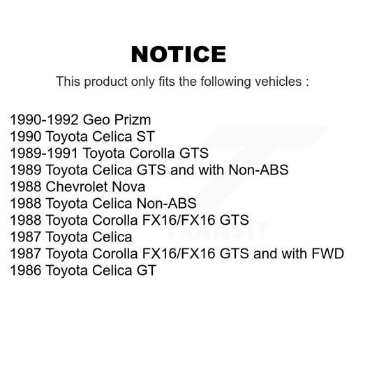 Brake Pads Kit-KTC-100320 - Kit.bestparts.ca