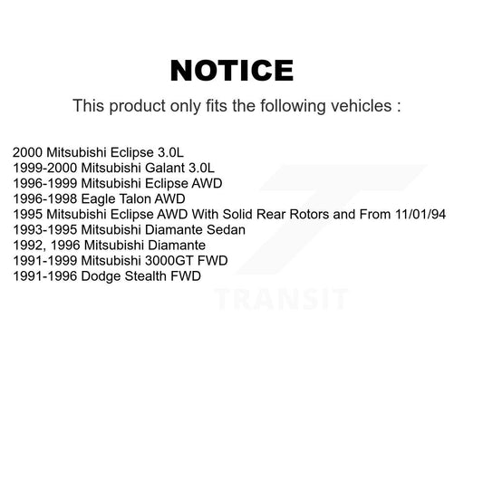 Brake Pads Kit-KTC-100339 - Kit.bestparts.ca