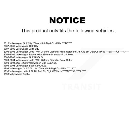 Brake Pads Kit-KTC-100385 - Kit.bestparts.ca