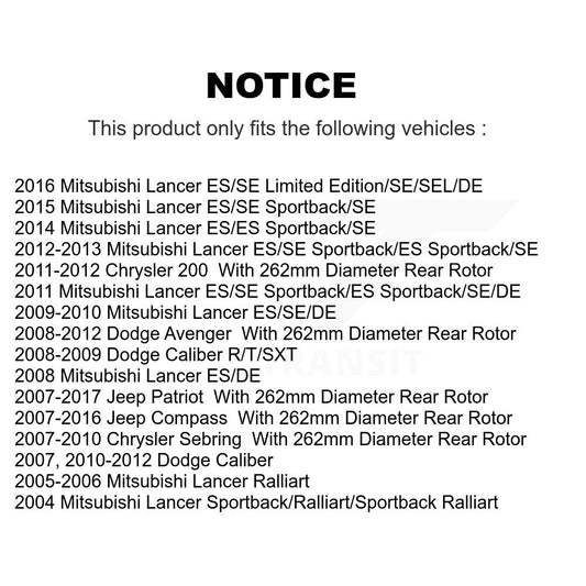 Brake Pads Kit-KTC-100441 - Kit.bestparts.ca