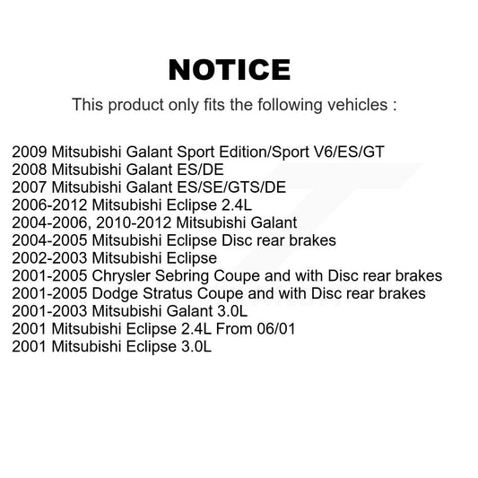 Brake Pads Kit-KTC-100443 - Kit.bestparts.ca