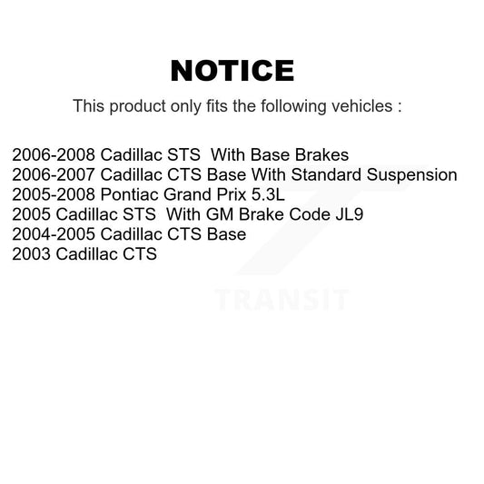 Brake Pads Kit-KTC-100480 - Kit.bestparts.ca