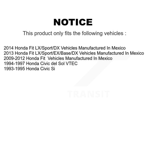 Brake Pads Kit-KTC-100495 - Kit.bestparts.ca