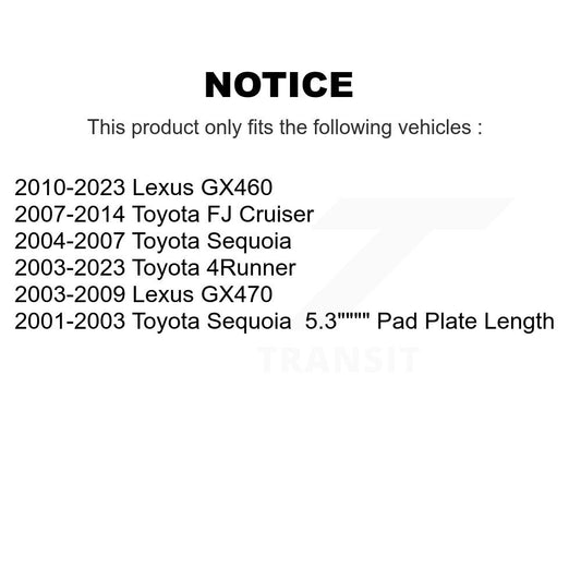 Brake Pads Kit-KTC-100507 - Kit.bestparts.ca