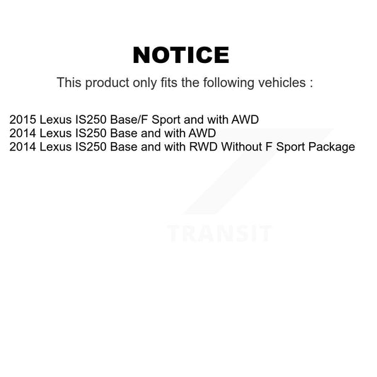 Brake Pads Kit-KTC-100527 - Kit.bestparts.ca