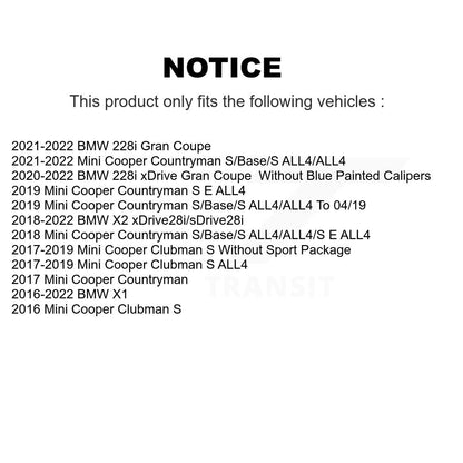 Brake Pads Kit-KTC-100560 - Kit.bestparts.ca