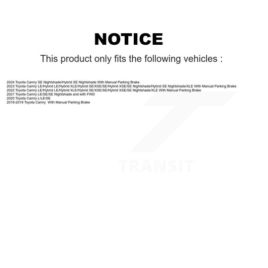 Brake Pads Kit-KTC-100599 - Kit.bestparts.ca