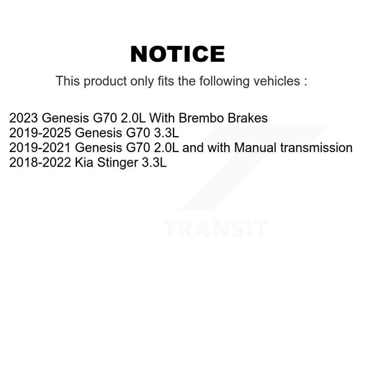 Brake Pads Kit-KTC-100687 - Kit.bestparts.ca