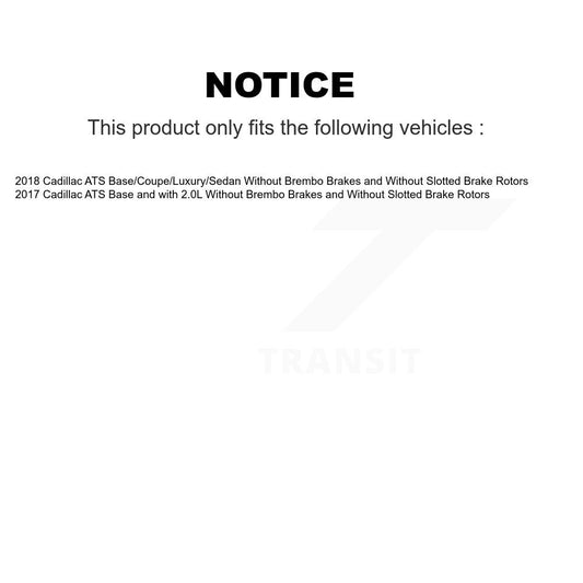 Brake Pads Kit-KTC-100786 - Kit.bestparts.ca
