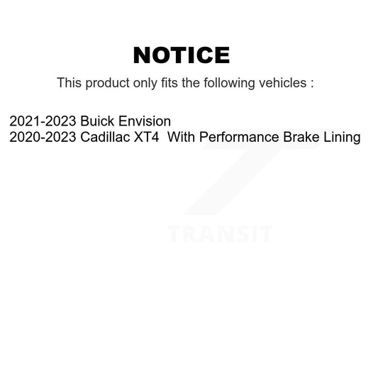 Brake Pads Kit-KTC-100826 - Kit.bestparts.ca