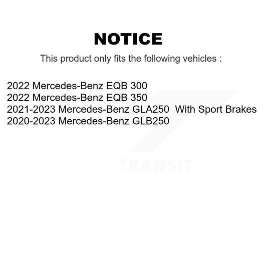 Brake Pads Kit-KTC-100864 - Kit.bestparts.ca