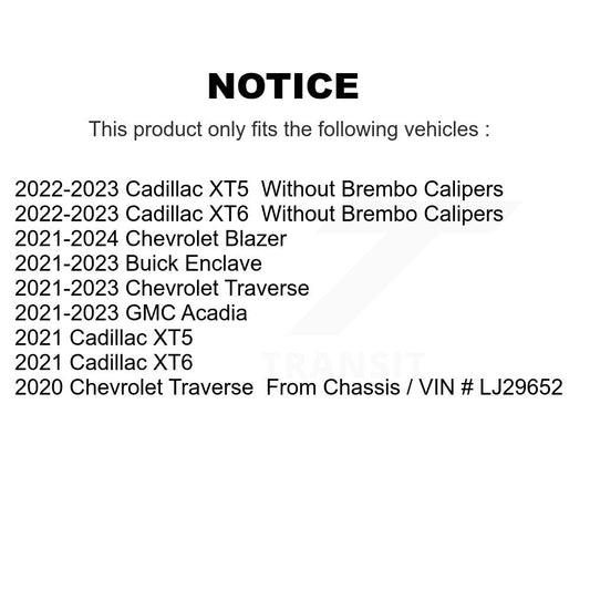 Brake Pads Kit-KTC-100872 - Kit.bestparts.ca