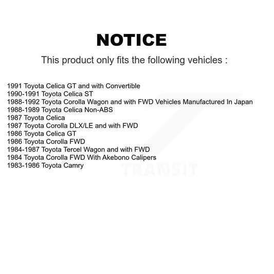 Brake Pads Kit-KTN-100047 - Kit.bestparts.ca
