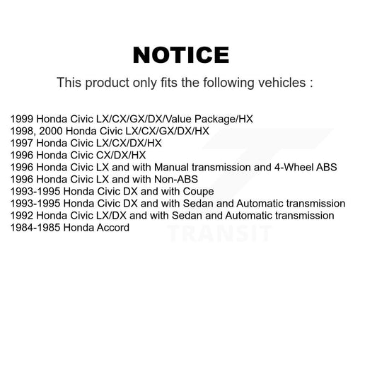 Brake Pads Kit-KTN-100053 - Kit.bestparts.ca