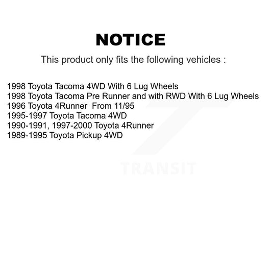 Brake Pads Kit-KTN-100064 - Kit.bestparts.ca