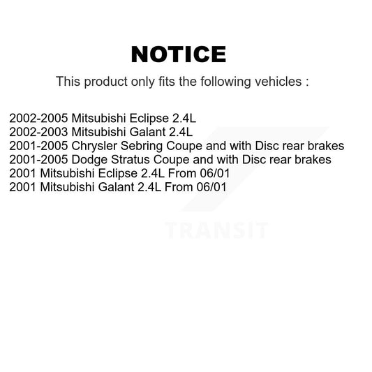 Brake Pads Kit-KTN-100182 - Kit.bestparts.ca