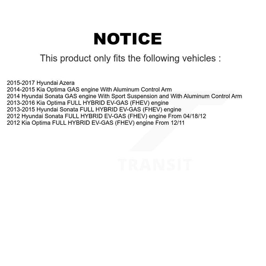 Suspension Control Arm Ball Joint Assembly Kit-KTR-100163 - Kit.bestparts.ca