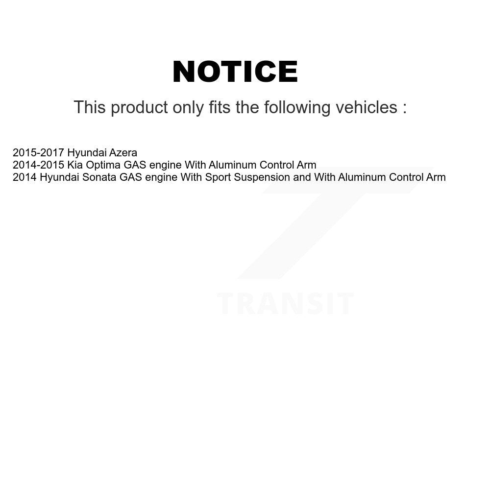 Suspension Control Arm Ball Joint Assembly Kit-KTR-100576 - Kit.bestparts.ca Kit.bestparts.ca