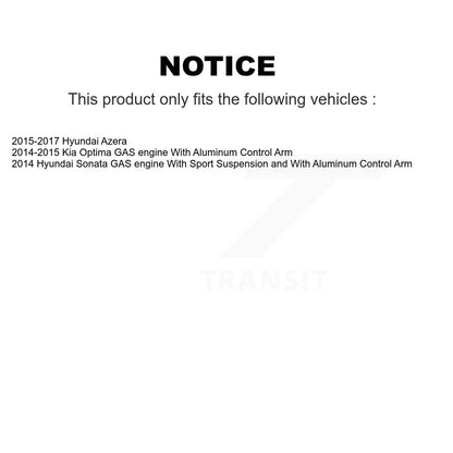 Suspension Control Arm Ball Joint Assembly Kit-KTR-100576 - Kit.bestparts.ca