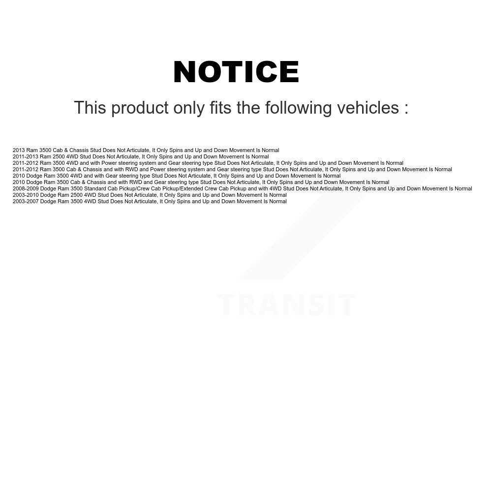Suspension Ball Joint Kit-KTR-101811 - Kit.bestparts.ca Kit.bestparts.ca