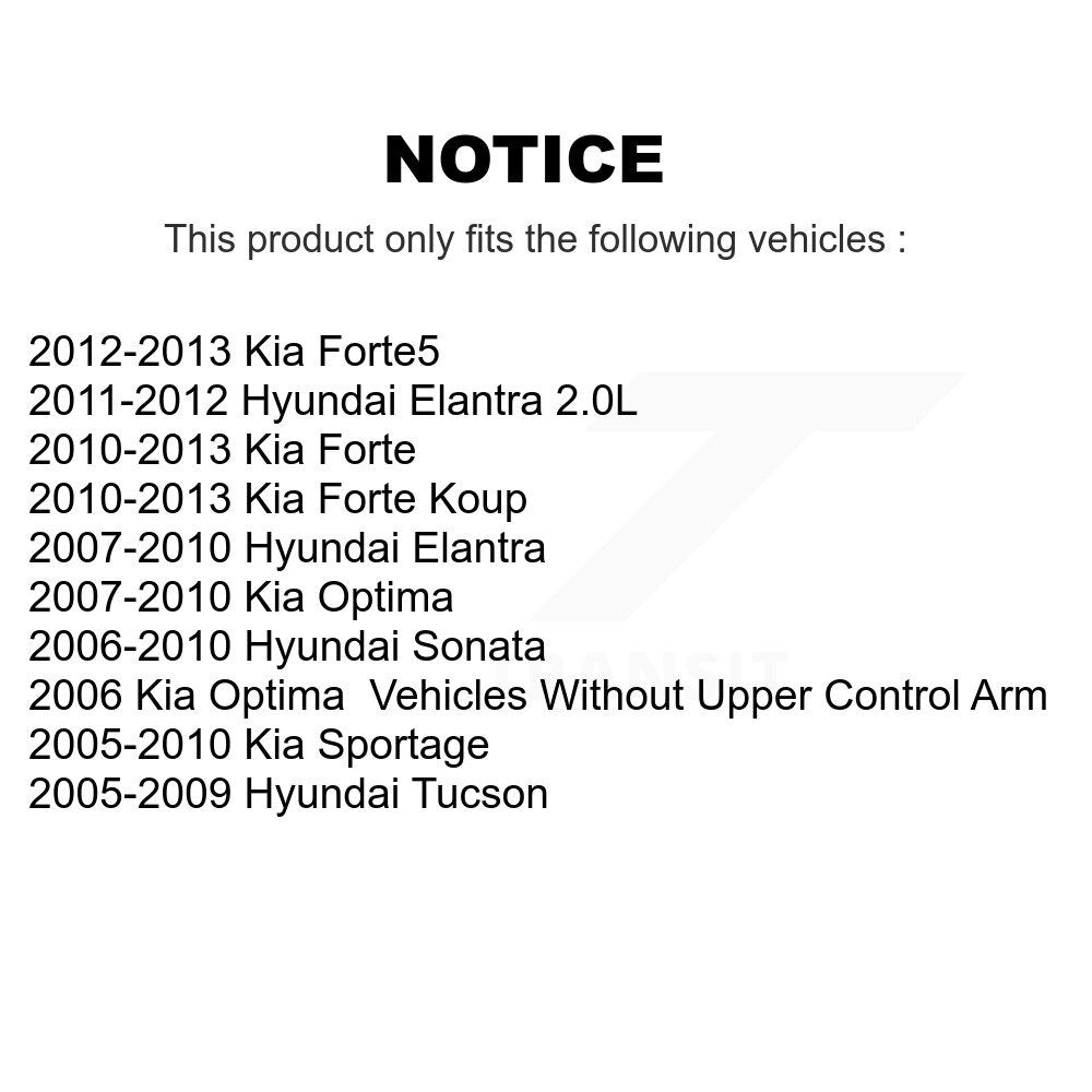 Suspension Control Arm Bushing Kit-KTR-102246 - Kit.bestparts.ca Kit.bestparts.ca
