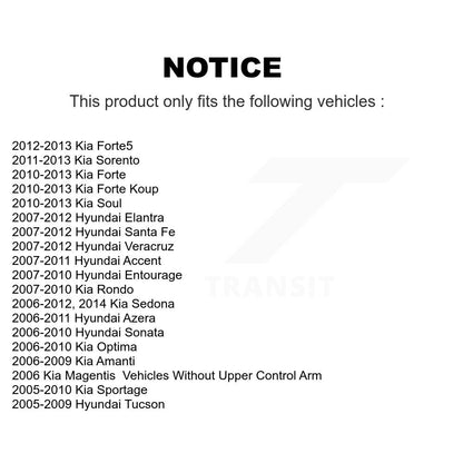 Suspension Control Arm Bushing Kit-KTR-102275 - Kit.bestparts.ca