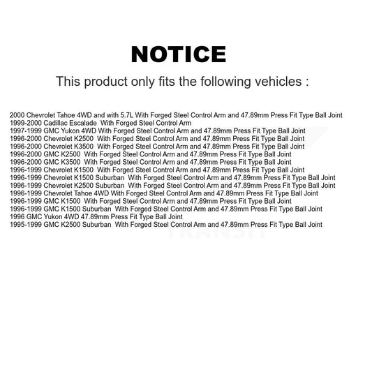 Suspension Ball Joint Kit-KTR-102357 - Kit.bestparts.ca