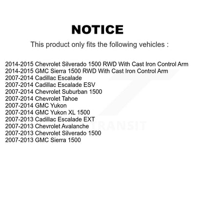 Suspension Control Arm Ball Joint Assembly Kit-KTR-102830 - Kit.bestparts.ca