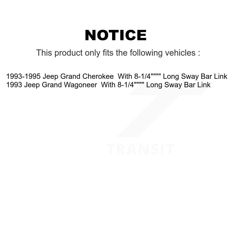Suspension Stabilizer Bar Link Kit-KTR-103276 - Kit.bestparts.ca Kit.bestparts.ca
