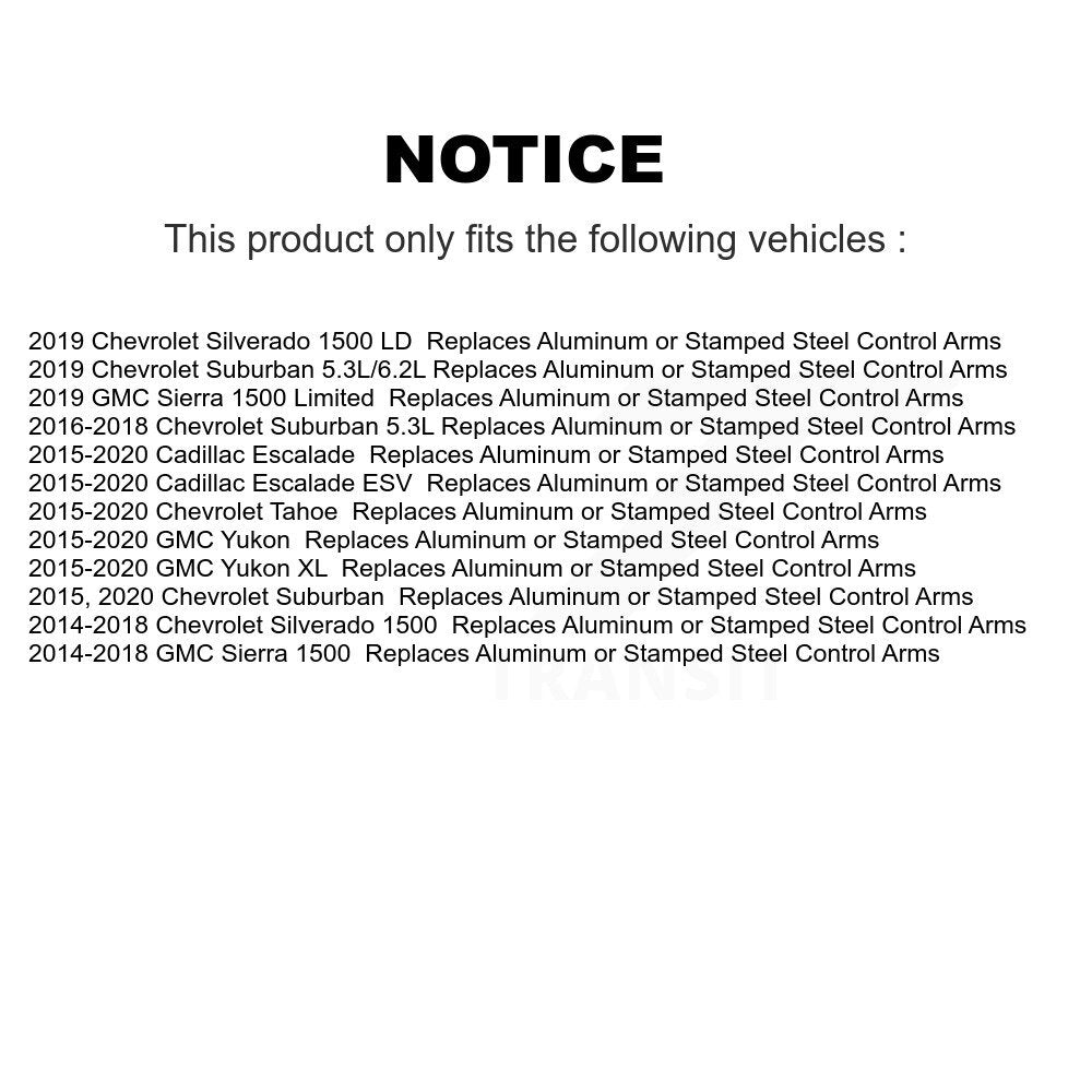 Suspension Control Arm Ball Joint Assembly Kit-KTR-104141 - Kit.bestparts.ca Kit.bestparts.ca