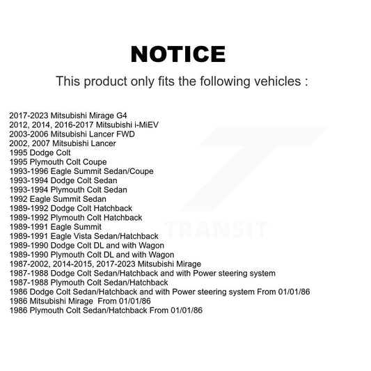Steering Tie Rod End Kit-KTR-104647 - Kit.bestparts.ca