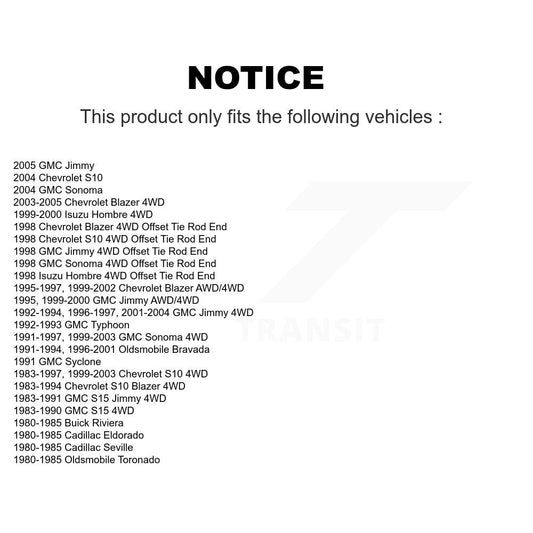 Steering Tie Rod End Kit-KTR-104818 - Kit.bestparts.ca