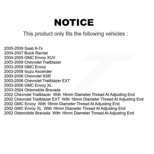 Steering Tie Rod End Kit-KTR-105001 - Kit.bestparts.ca