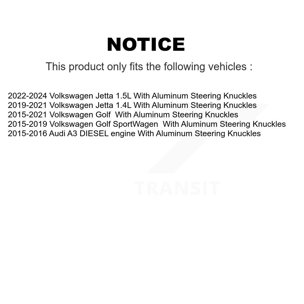 Suspension Control Arm Kit-KTR-105142 - Kit.bestparts.ca