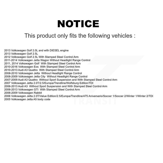Suspension Control Arm Kit-KTR-105182 - Kit.bestparts.ca