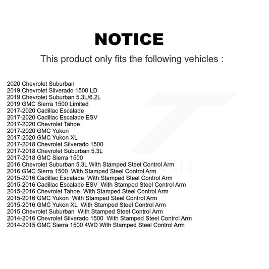 Suspension Control Arm Ball Joint Assembly Kit-KTR-105739