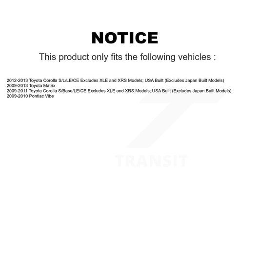 Suspension Strut Coil Spring Assembly Kit-KTT-100007 - Kit.bestparts.ca