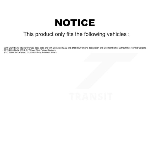 Brake Pads Kit-KTW-101377 - Kit.bestparts.ca