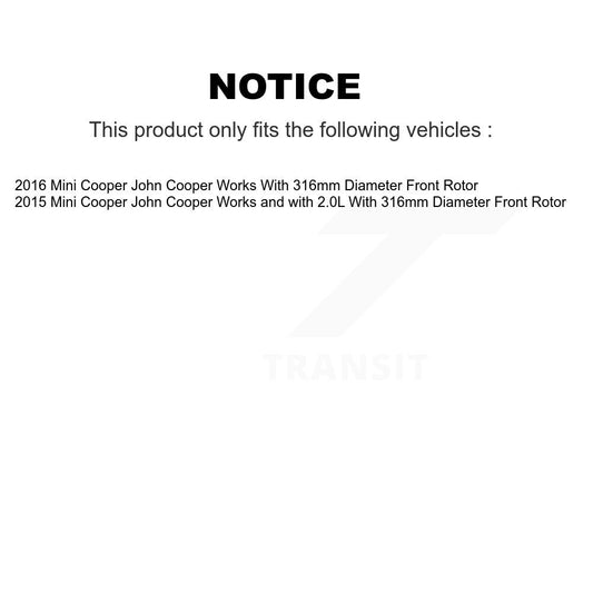 Brake Pads Kit-KTW-101686 - Kit.bestparts.ca