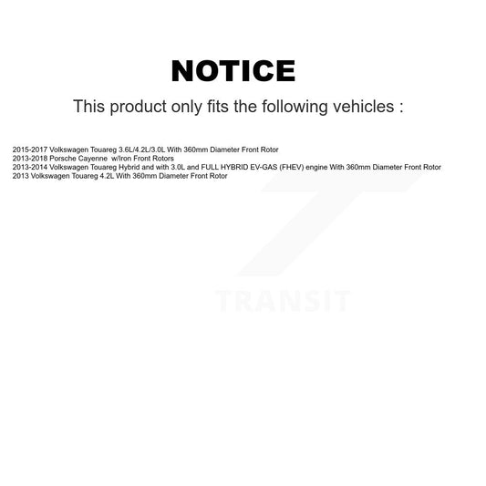 Brake Pads Kit-KTW-101787 - Kit.bestparts.ca
