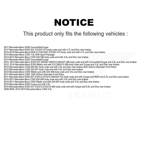 Brake Pads Kit-KTW-101793 - Kit.bestparts.ca