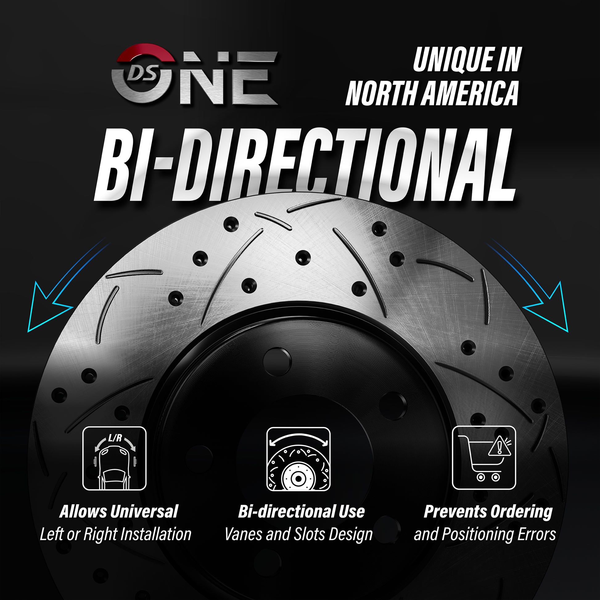POSITION Disc Drilled & Slotted Rotors Ceramic Pads And Parking Brake Shoes-KDT-102143